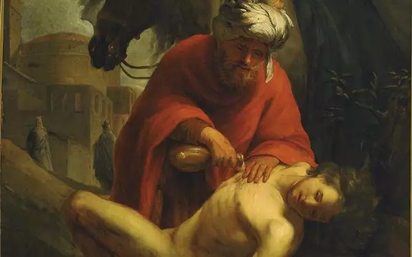 Nicolaes_Roosendael_-_The_good_Samaritan_heals_the_traveller_1665_FHM01_OS-I-297