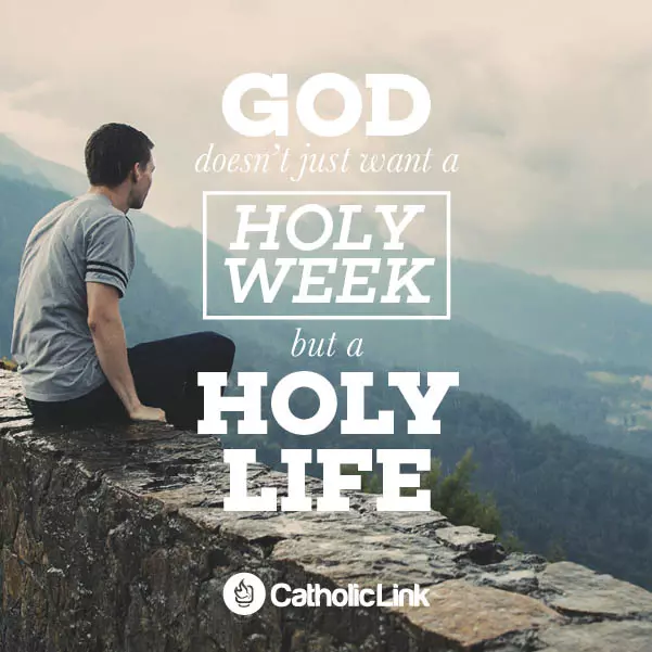 n't Just Want A Holy Week