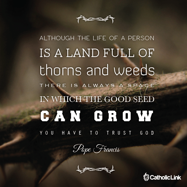 Pope Francis Reminds Us To Trust God