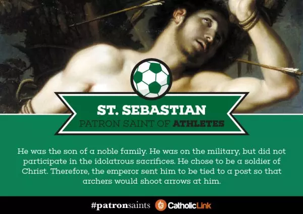 Who Is The Patron Saint Of Your Profession? Patron saint of Athletes St. Sebastian