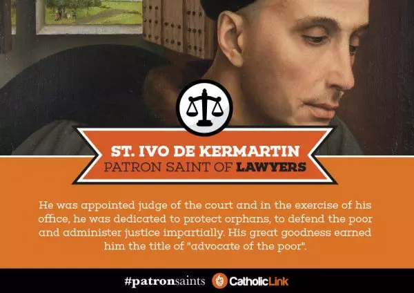 Patron Saint of Lawyers St. Ivo de Kermartin