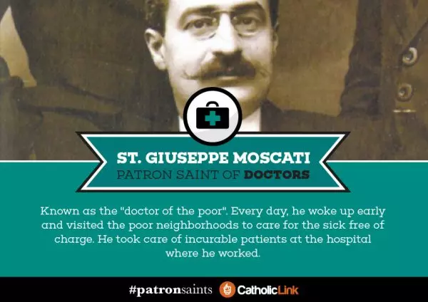 Patron st. of doctors
ST. Giuseppe moscati