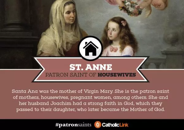 patron st. of housewives
St. Anne