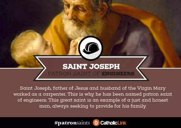 patron saint of engineers St. Joseph