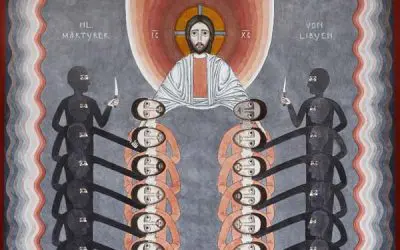 An Astonishingly Beautiful Icon To Remember The 21 Coptic Christians Martyred By ISIS