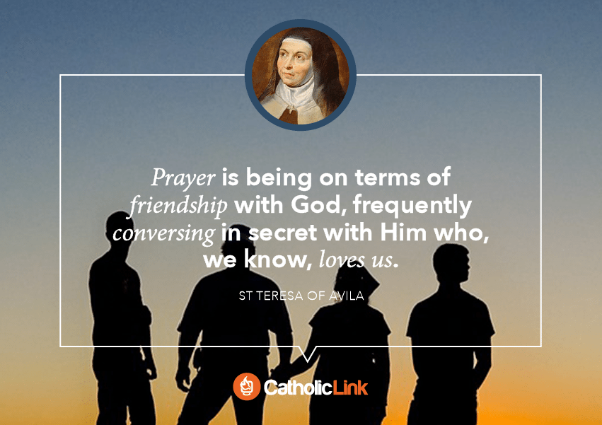 St. Teresa quote on prayer