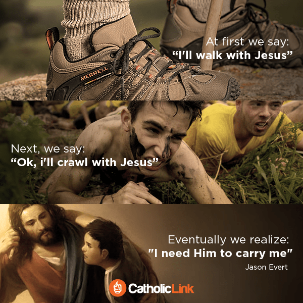 We Need Jesus To Carry Us