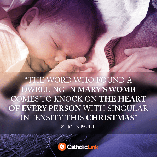 The Word Comes to Knock on our Hearts St. John Paul II