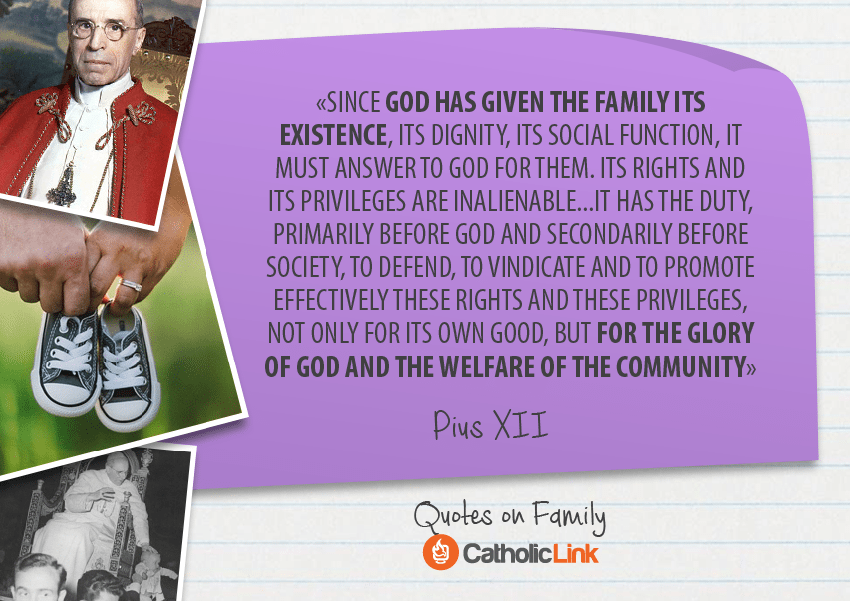 10 Quotes On Family From The Holy Fathers
