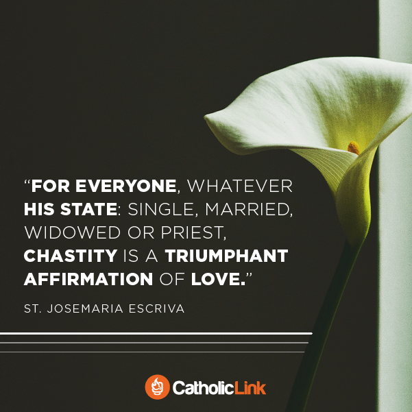 Chastity Is An Affirmation Of Love | St. Josemaria Escriva Quote