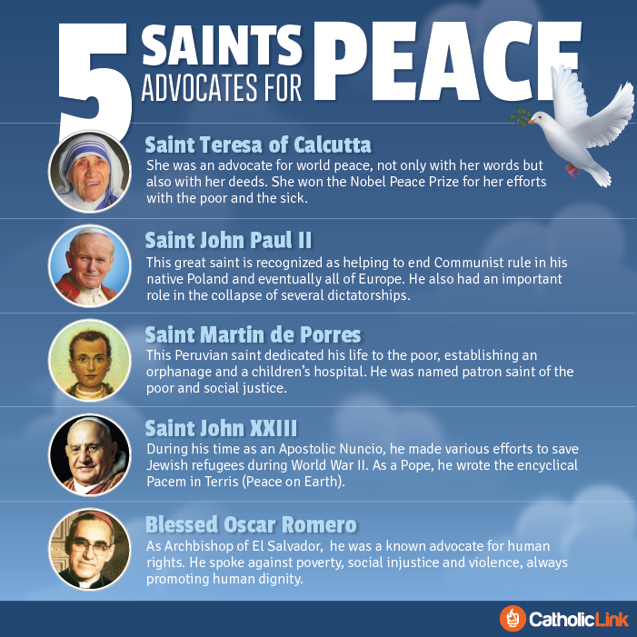 5 Saints Who Advocated For Peace