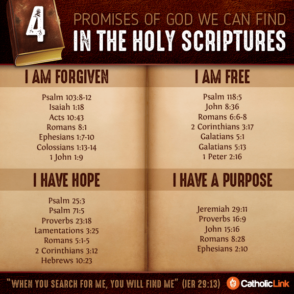 4 Promises Of God We Can Find In The Holy Scriptures