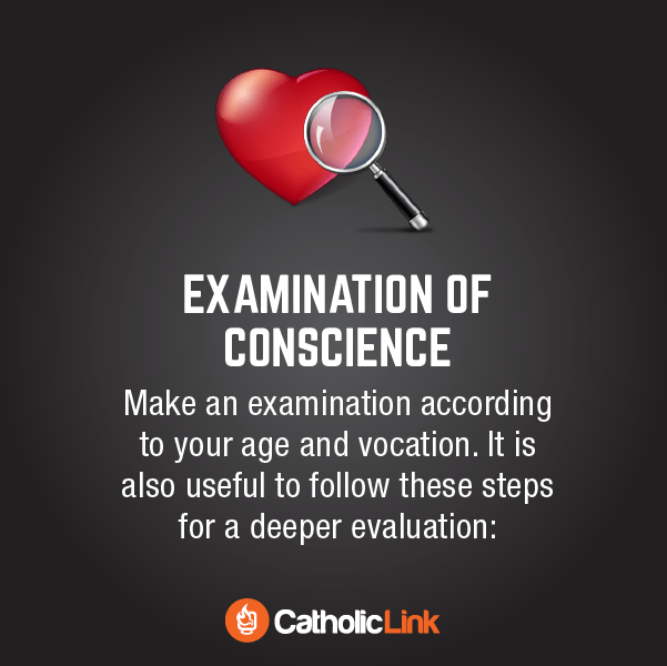 Examination of Conscience How To Go To Confession Visual Guide