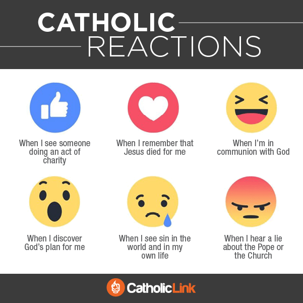 Catholic Reactions and Emojis for Social Media