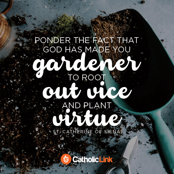 God Made Us Gardener's | St. Catherine of Siena Quote