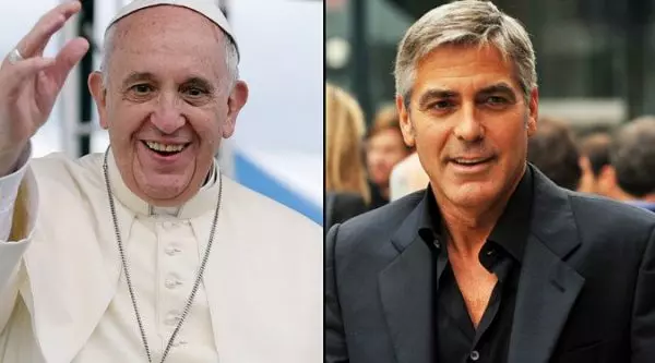 George Clooney, Salma Hayek and Richard Gere invited to the Vatican by Pope Francis