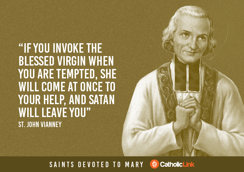Saint Quotes About Mary, The Blessed Mother St. John Vianney Quote
