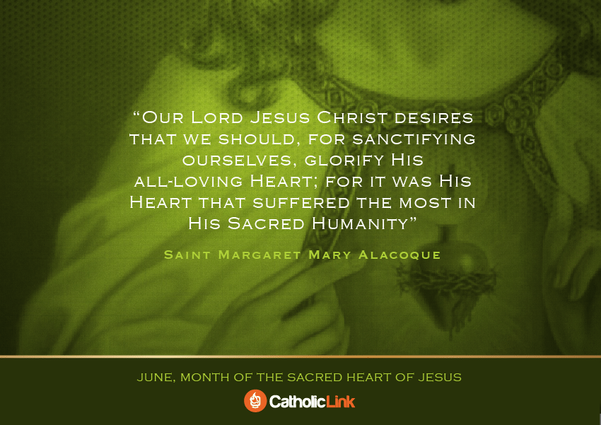 St. Margaret Mary Quote on Sacred Heart of Jesus