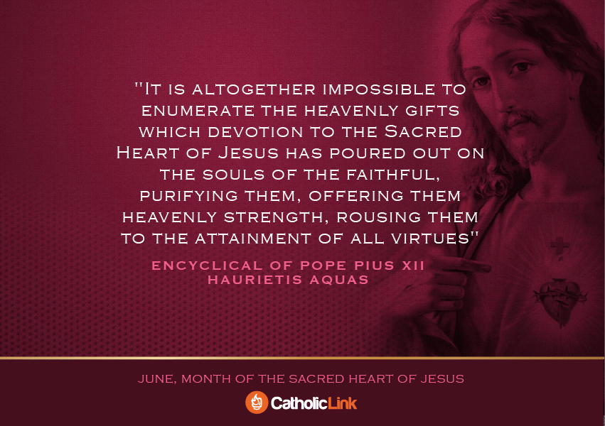 Pope Pius XII Sacred Heart of Jesus Quote