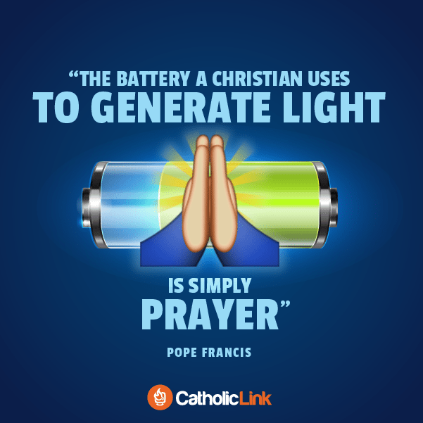 How does a Christian survive? Through prayer! Find more Catholic prayer resources and inspiration at Catholic-Link.org