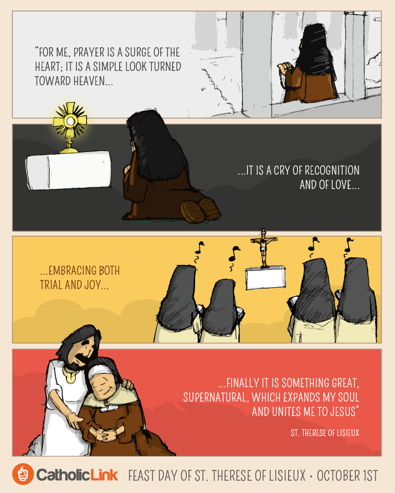 St. Therese Feast Day Infographic