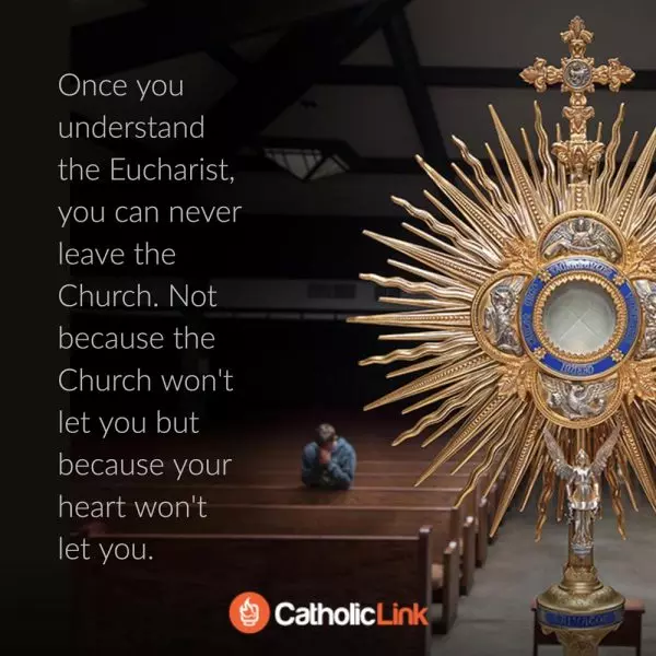 Eucharist Adoration Quote Catholic
