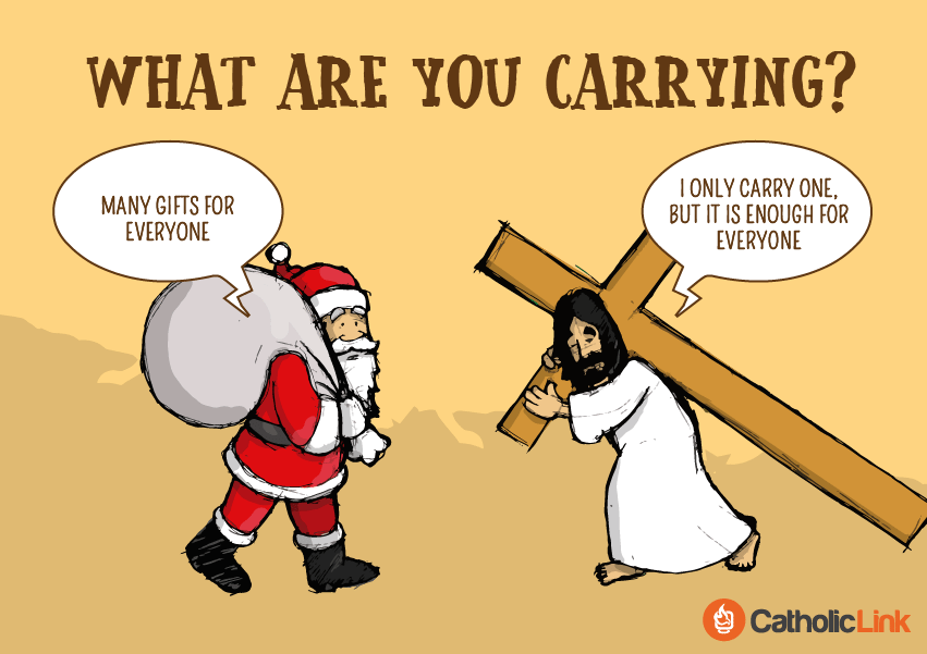 Jesus vs. Santa Claus - What Are You Carrying