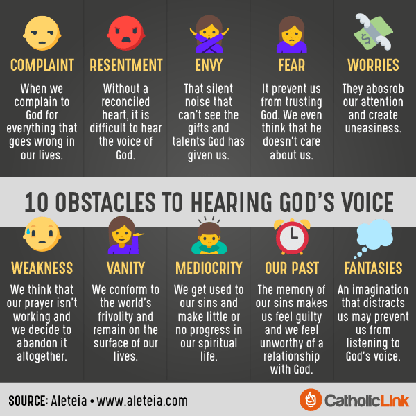 Obstacles to Hearing God's Voice