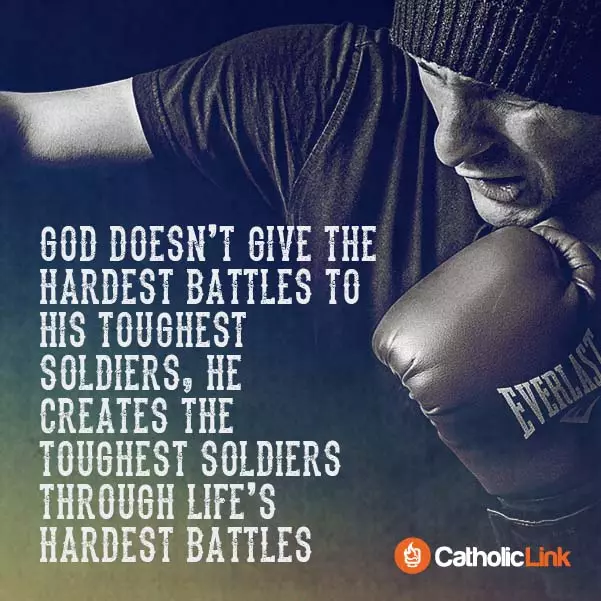 God Creates Soldiers Through The Hardest Battles Spiritual Warfare Quote