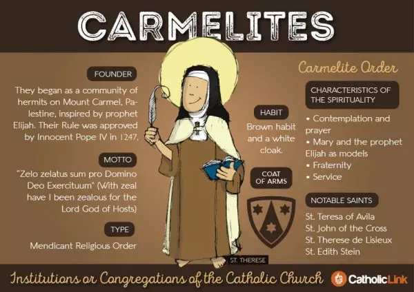 Carmelites 9 Orders Within The Catholic Church | Catholic-Link.org Carmelites 9 Orders Within The Catholic Church | Catholic-Link.org