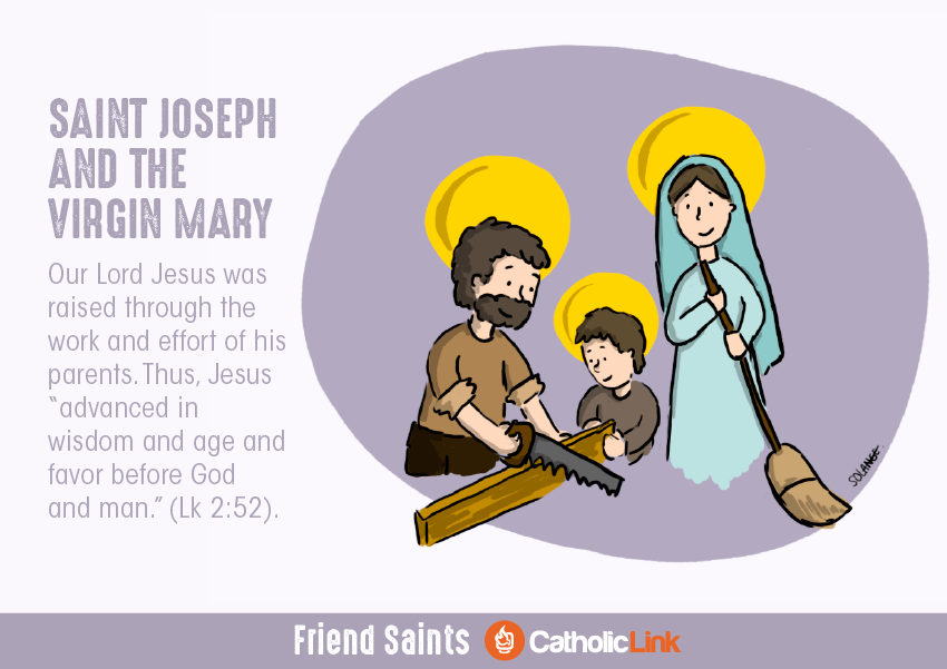 Saints Who Were Friends St. Joseph and the Virgin Mary