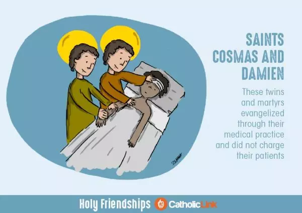 Saints Who Were Friends St. Cosmas and St. Damien