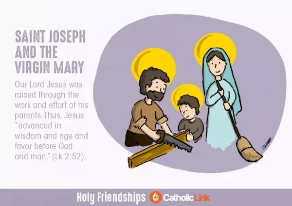 Saints Who Were Friends St. Joseph and the Blessed Virgin Mary