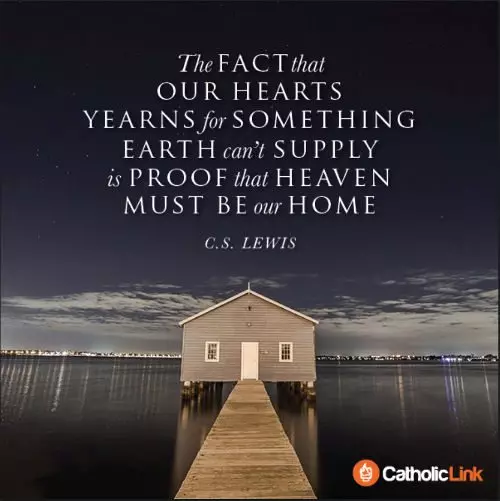 Gospel reflection; C.S. Lewis, Home