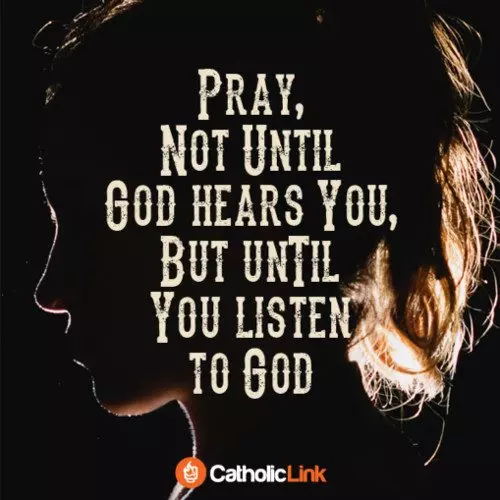 Gospel reflection listen