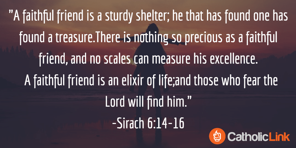 Catholic Saint Quote Friend, Quotes on Friendship from the Saints