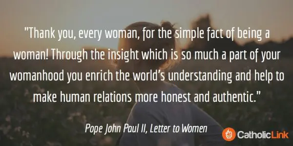 Pope John Paul II Letter To Women
