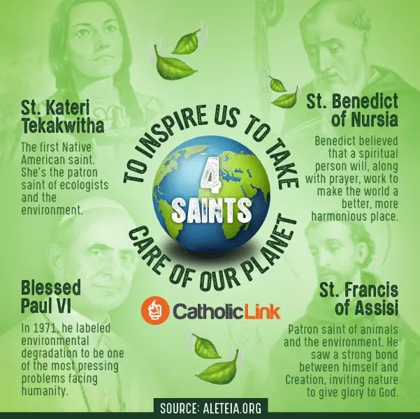 Saints that inspire us to take care of our planet