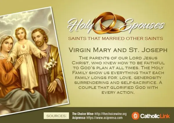 Married Saints Mary and St. Joseph