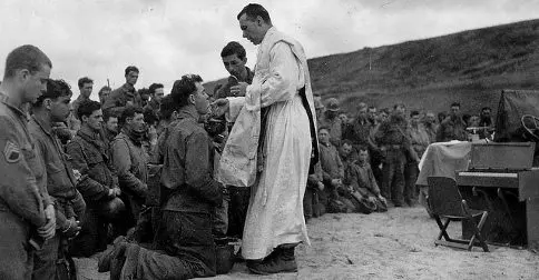 military chaplains Fr.Emil Kapaun Fr. Vincent Capodanno Fr. John Francis Laboon, SJ, Fr. Aloysius H. Schmitt and Fr. Joseph T. O'Callahan