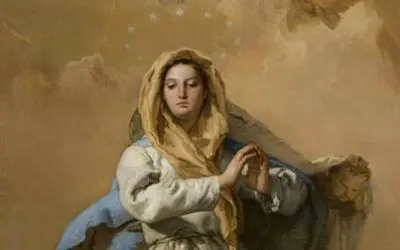 A Breathtaking Image Of The Immaculate Conception