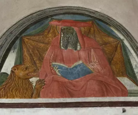 St. Jerome Fresco Subiaco Gospel reflection