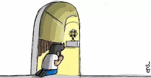 how to step by step guide to help you go to Adoration. What to do when visiting the Blessed Sacrament, might not be that obvious.