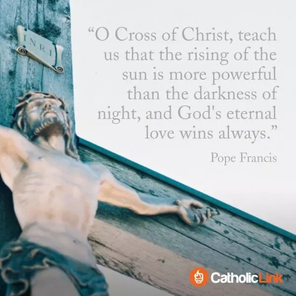 Pope Francis Quote Cross of Christ
