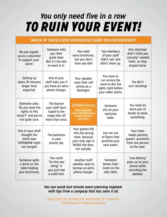 How To Plan Catholic Events
