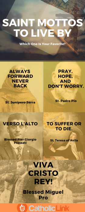 Mottos of the Saints