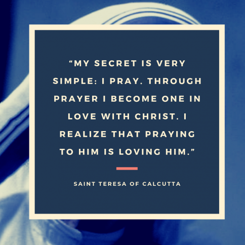 I Thirst Saint Quote Mother Teresa