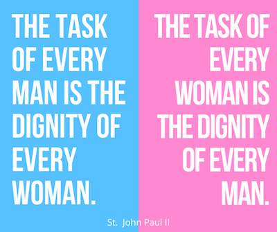 St. John Paul II Quote Duty of Man And Woman Vocation