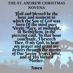 The St. Andrew Novena