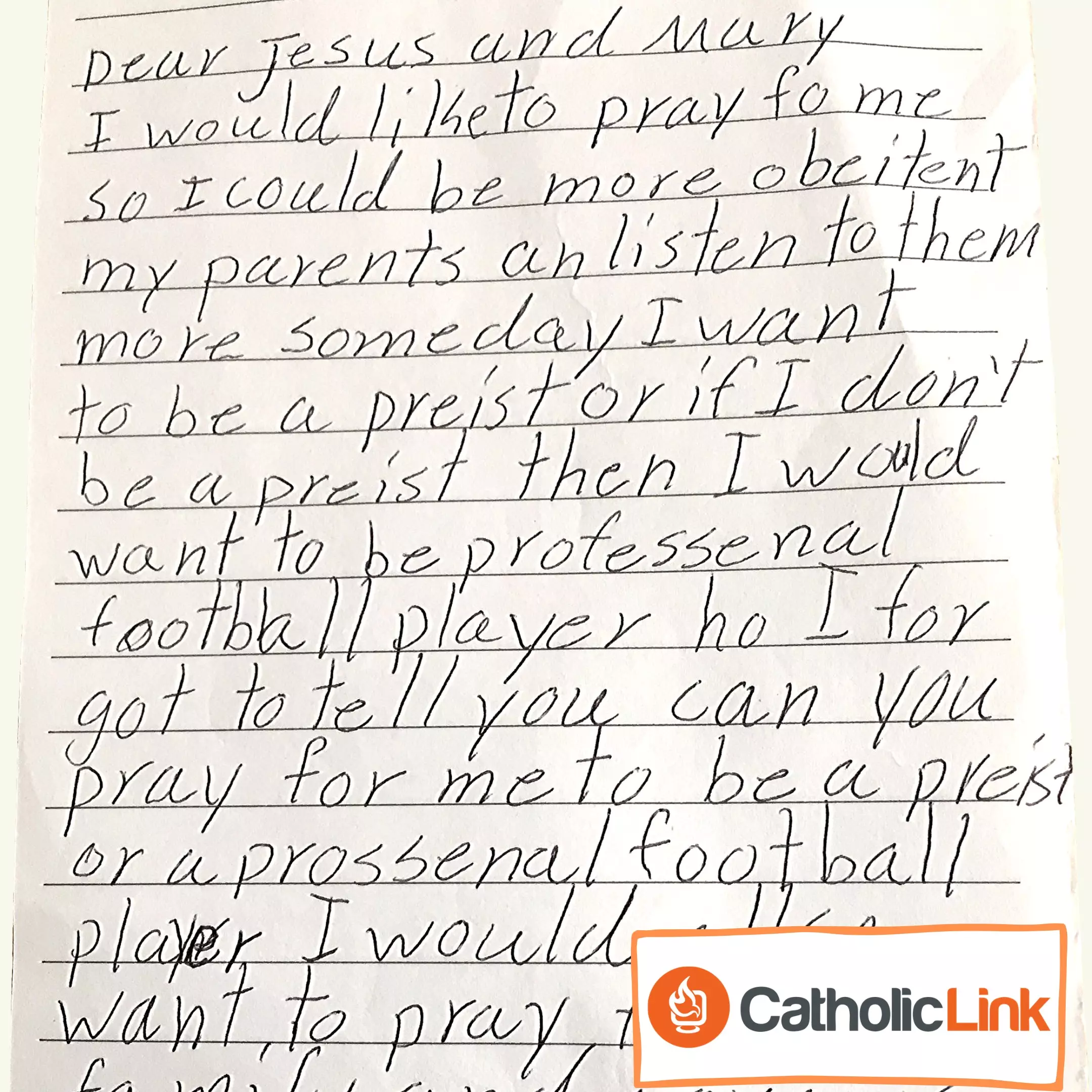 Priest Or Football Player…Pray For Vocations!